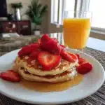 Easy Pancake Strawberry Recipe: The Sweet Breakfast You'll Love Every Time 3 simple pancake strawberry recipe breakfast idea