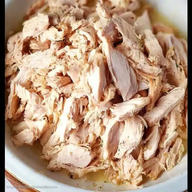 A variety of easy leftover chicken recipes displayed on a dining table