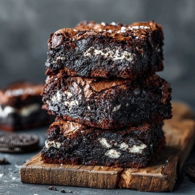 Easy Fudgy Oreo Brownie Recipe