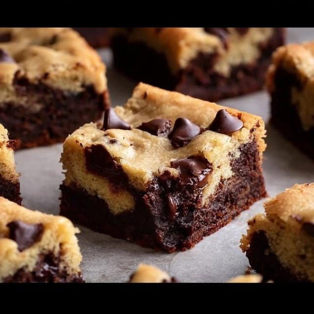 Chocolate Chip Cookie Brownies Recipe