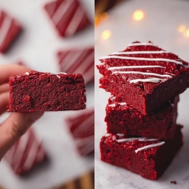 Fudgy Red Velvet Brownies