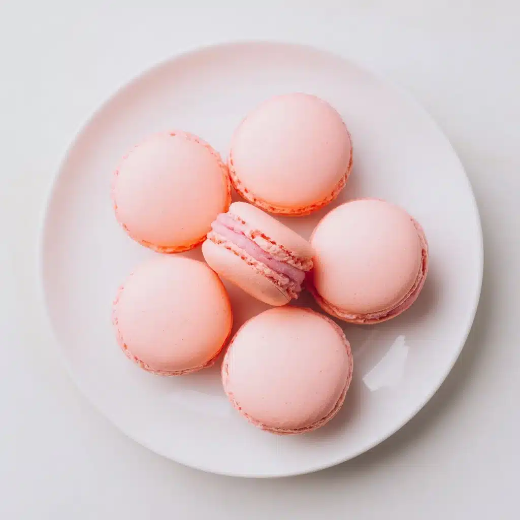 Easy macaron recipe with colorful French macarons ready to be enjoyed.