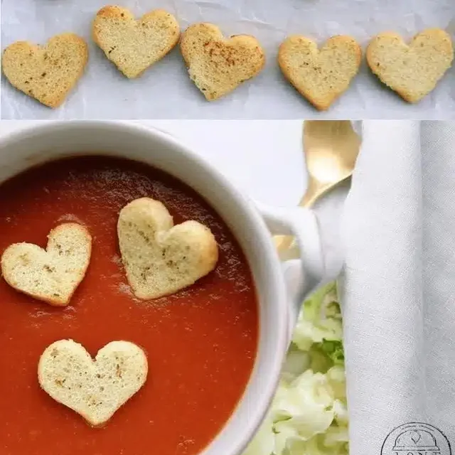 Home 2 Heart croutons adding flavor and crunch to a fresh salad