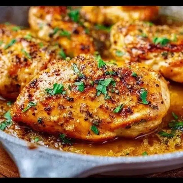 Juicy and tender Melt In Your Mouth Chicken Breast on a plate