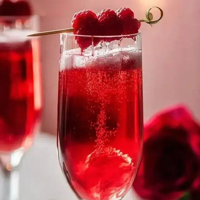 Home 7 A beautifully garnished Ruby Red Cocktail in a stylish glass