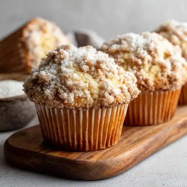 Bakery-Style Coffee Cake Muffins Recipe