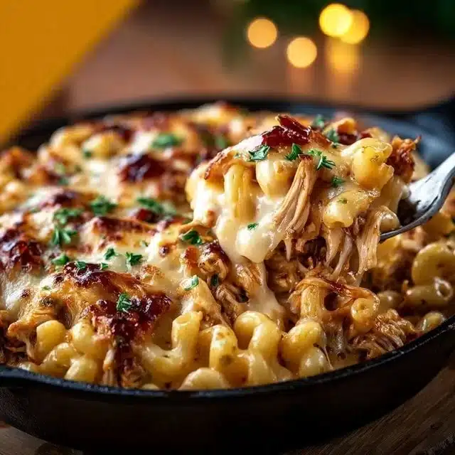 BBQ Chicken Mac and Cheese