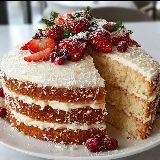 Delicious Champagne Cake for Valentine's Day celebration