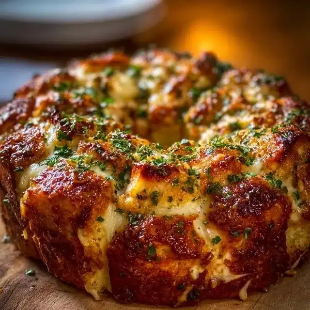 Chicken Alfredo Monkey Bread