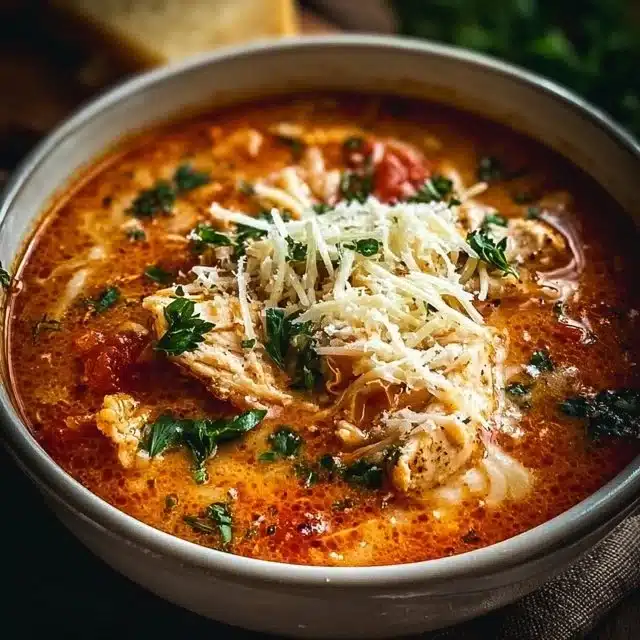 Chicken Parmesan Soup