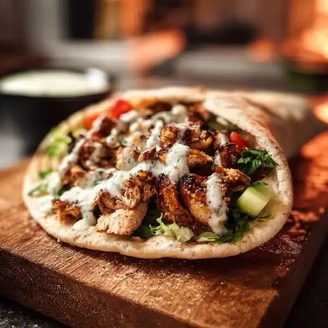 Chicken Shawarma with Garlic Sauce