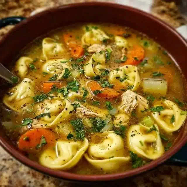 Chicken Tortellini Soup