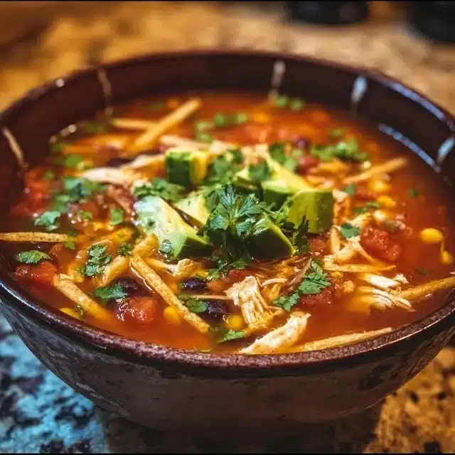 Chicken Tortilla Soup 7 Chicken Tortilla Soup