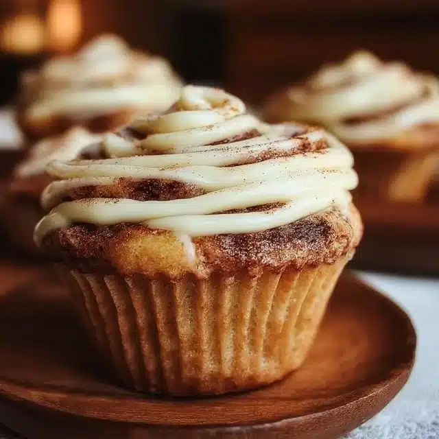 Cinnamon Roll Cupcakes