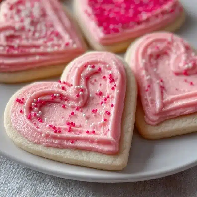 Easy Valentine Sugar Cookies