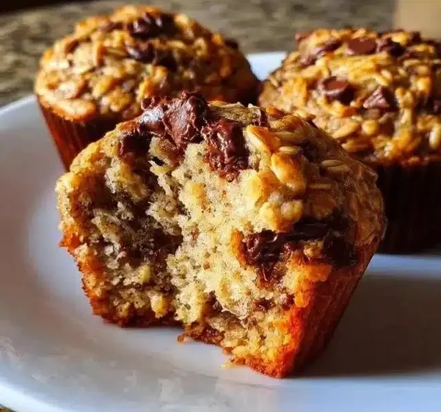 Fearless 3-Day Oatmeal Chocolate Chip Breakfast Muffins