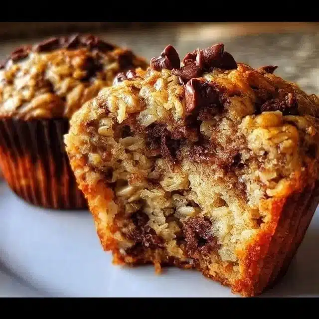 Fearless 3-Day Oatmeal Chocolate Chip Breakfast Muffins