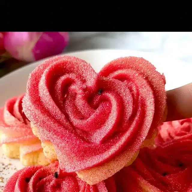 Heart Shaped Butter Cookies