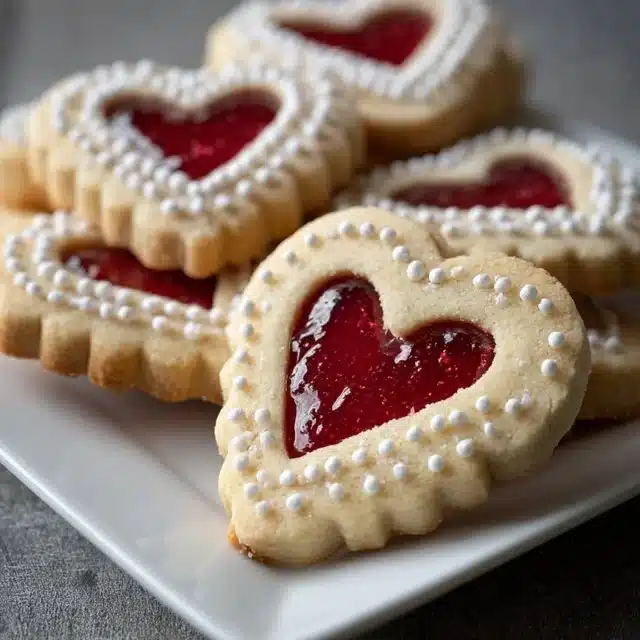 Love-Filled Linzer Cookies 3 Love-Filled Linzer Cookies