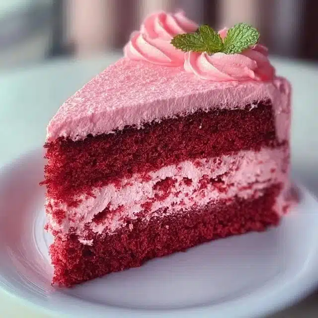 Mother's Day Pink Velvet Cake