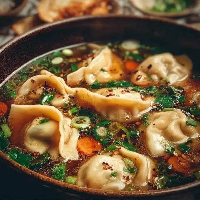 Potsticker Soup 7 Potsticker Soup