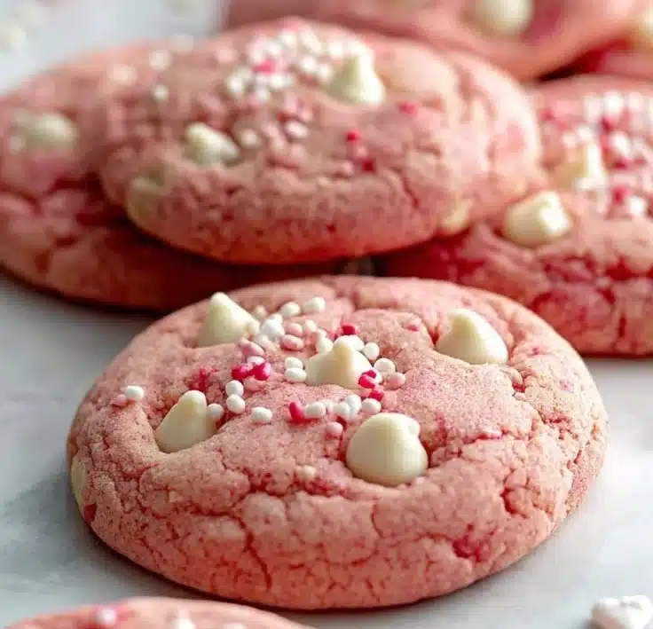 Quick Valentine’s Day Cookies with Cake Mix Recipe