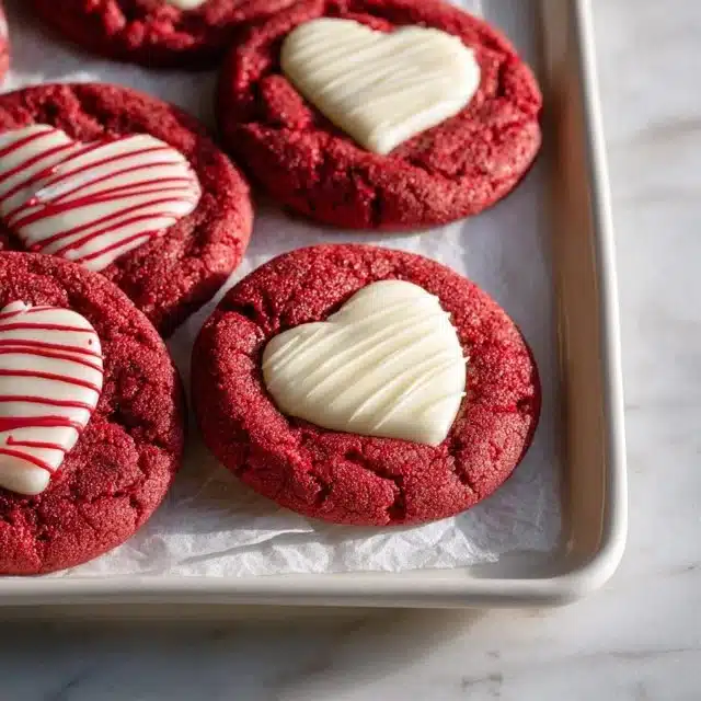 Red Velvet Sugar Cookies