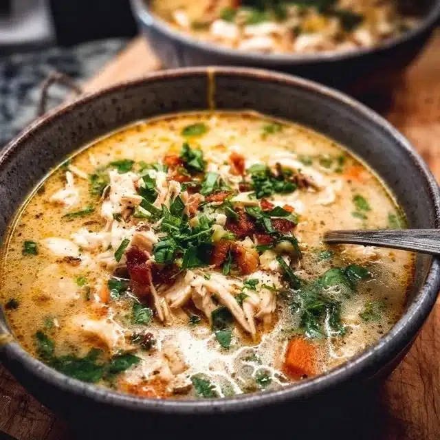 Slow Cooker Crack Chicken Soup
