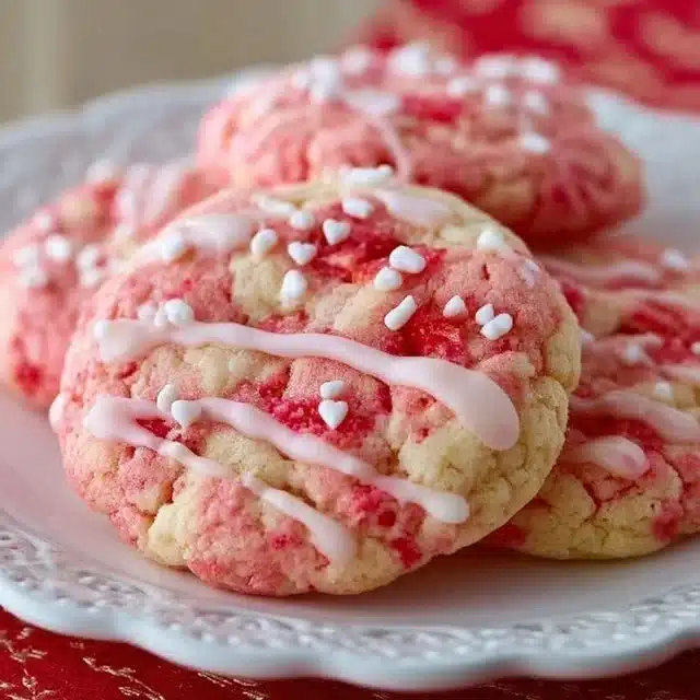 Strawberry Cheesecake Cookies 3 Strawberry Cheesecake Cookies