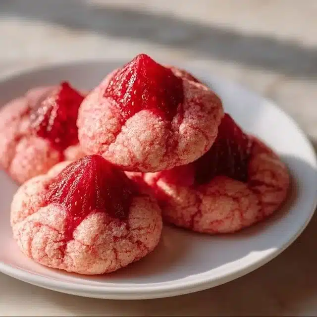 Strawberry Kiss Cookies