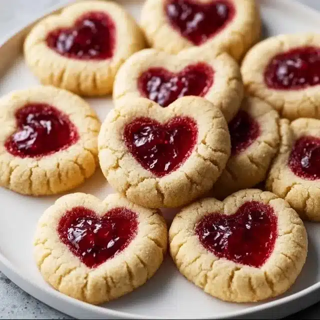 Thumbprint Heart Cookies Recipe 3 Thumbprint Heart Cookies Recipe