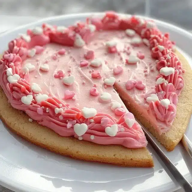 Valentine's Day Cookie Cake 3 Valentine's Day Cookie Cake