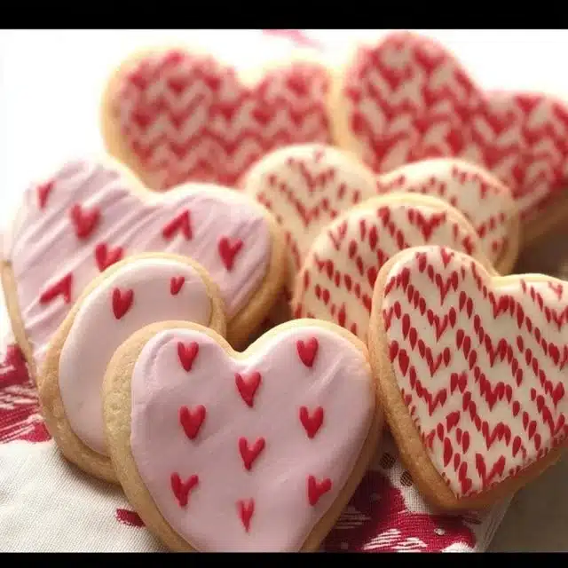 Valentine's Day Cookies 3 Valentine's Day Cookies