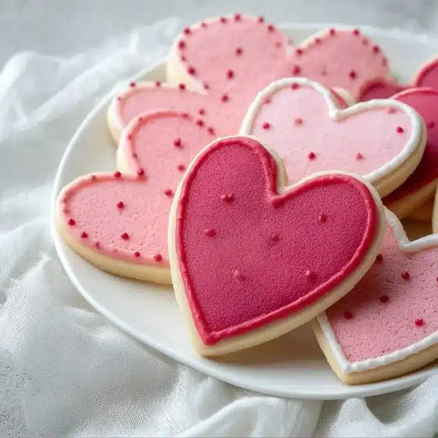 Valentine's Day Heart Cookies
