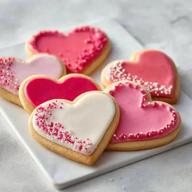 Valentine's Day Heart Cookies