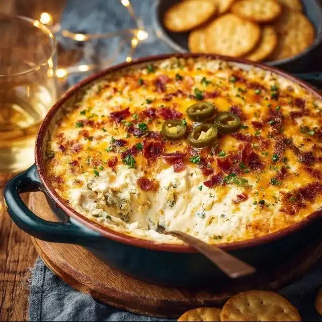 Classic Jalapeño Popper Dip - wineandcookie