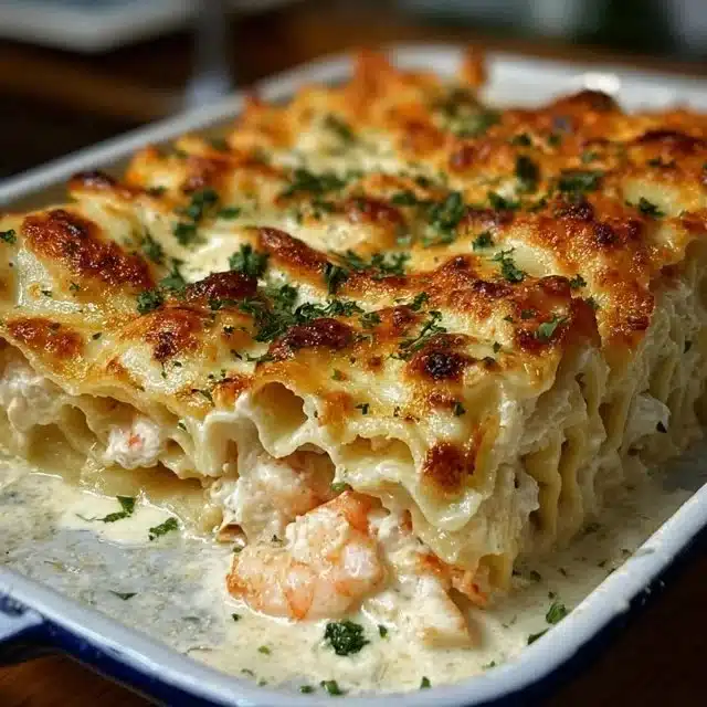 Dive into Decadence: Shrimp & Crab Alfredo Lasagna Roll-Ups You'll Crave 4 Dive into Decadence: Shrimp & Crab Alfredo Lasagna Roll-Ups You'll Crave