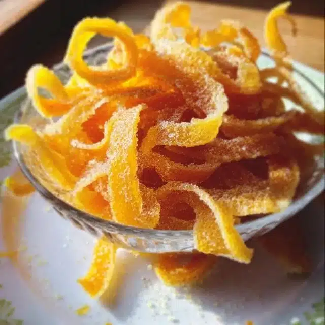 Easy Candied Orange Peel