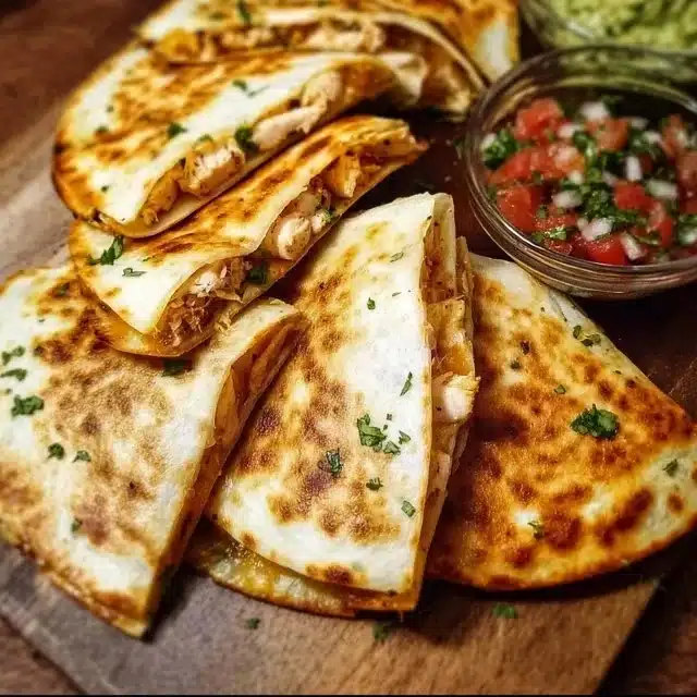 Homemade Chicken Quesadillas