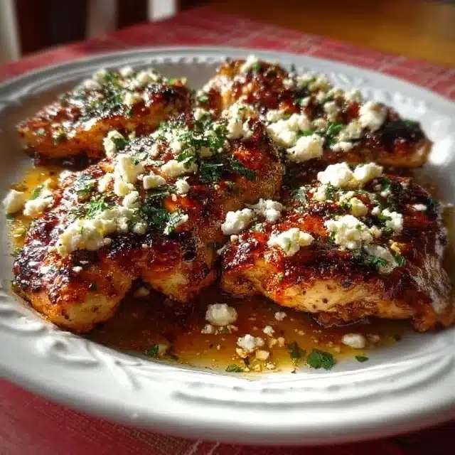 Hot Honey Feta Chicken
