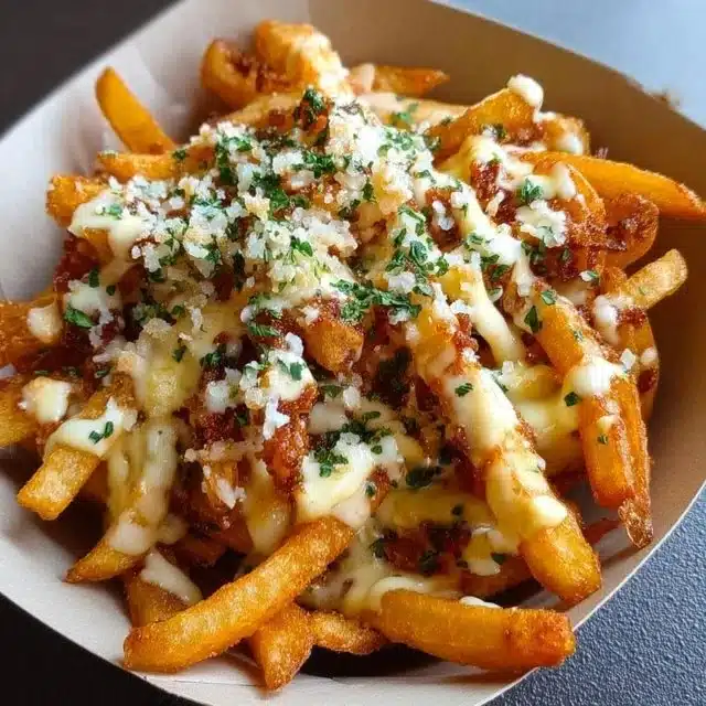 Delicious Louisiana Voodoo Fries inspired by Wingstop's recipe