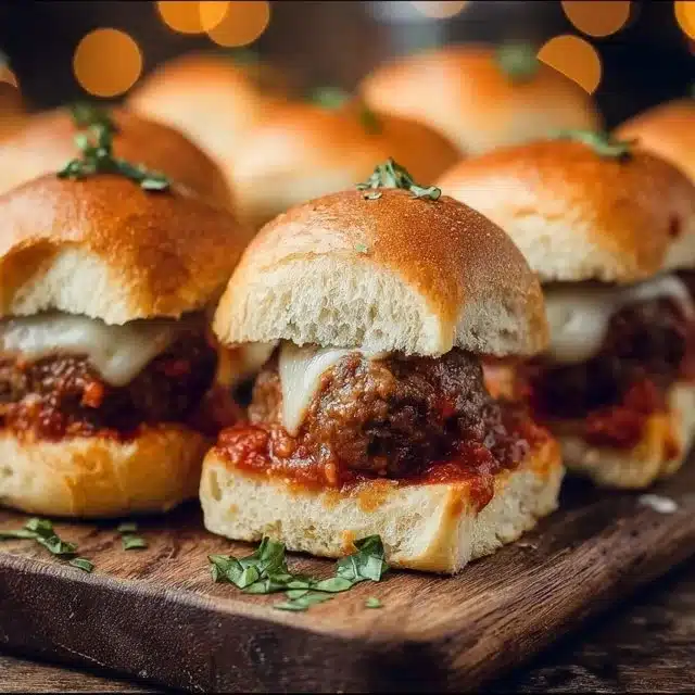 Mini Meatball Sliders