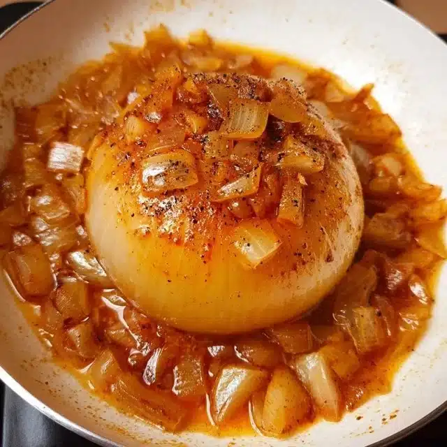 Delicious Onion Boil recipe from TikTok, perfect for any meal.