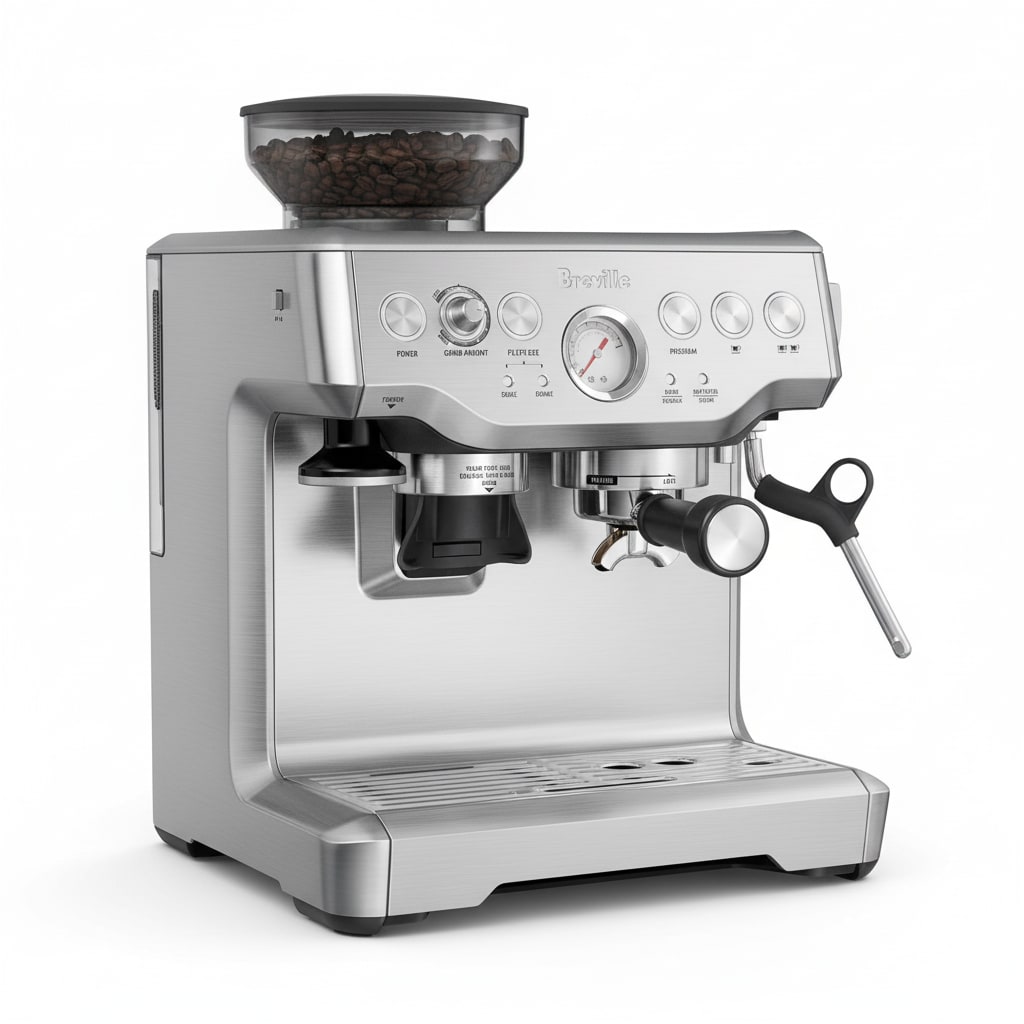 Breville Barista Express Espresso Machine BES870XL, Brushed Stainless Steel